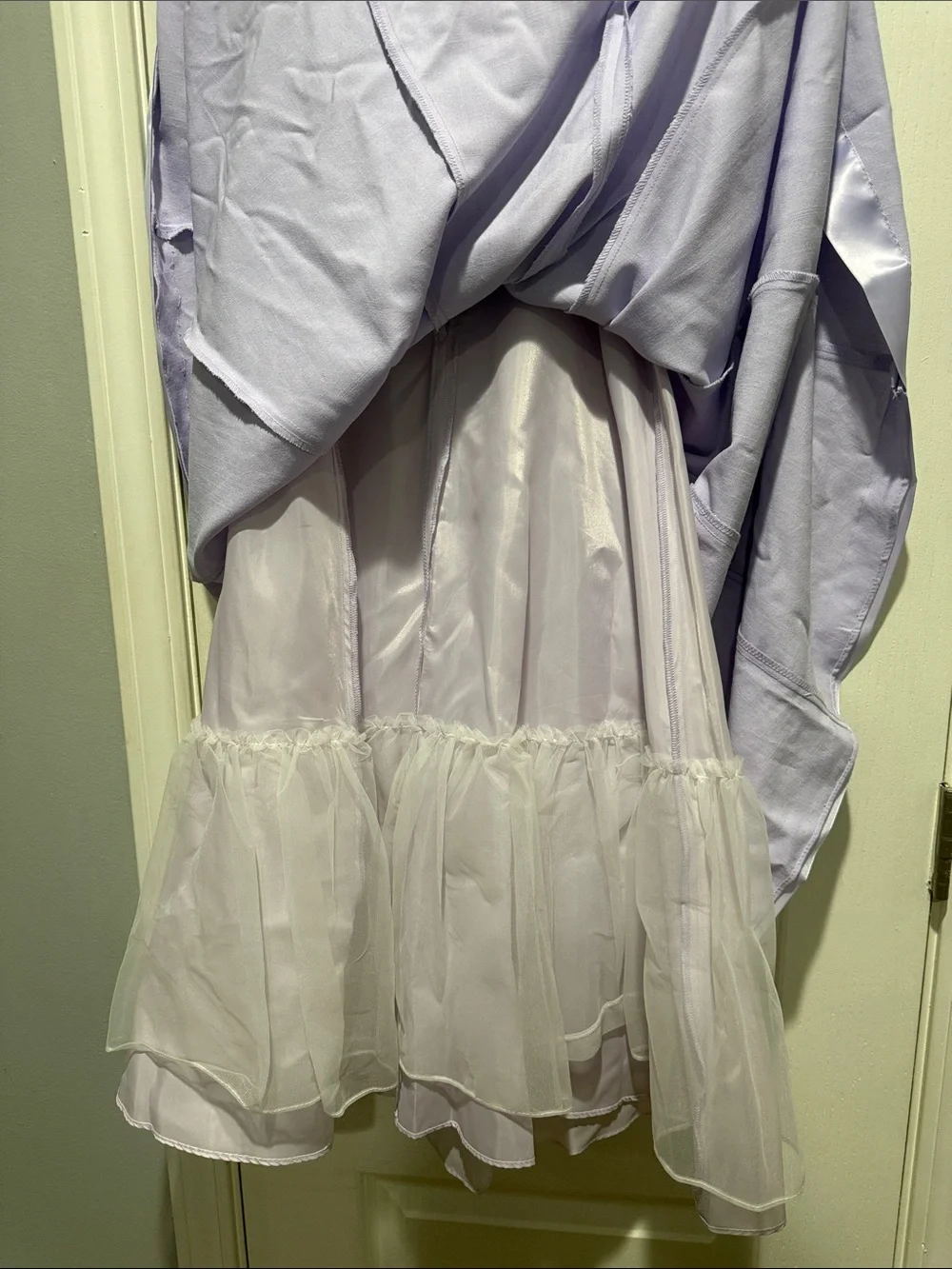 Bonnie Jean Lilac Lace Bodice Formal Dress with Ribbon Flower